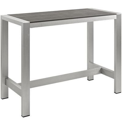 Product Image: EEI-2253-SLV-GRY Outdoor/Patio Furniture/Outdoor Tables