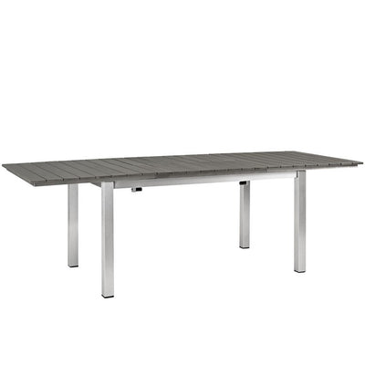 Product Image: EEI-2257-SLV-GRY Outdoor/Patio Furniture/Outdoor Tables