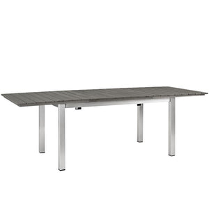EEI-2257-SLV-GRY Outdoor/Patio Furniture/Outdoor Tables