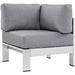 EEI-2264-SLV-GRY Outdoor/Patio Furniture/Outdoor Sofas