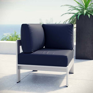 EEI-2264-SLV-NAV Outdoor/Patio Furniture/Outdoor Sofas