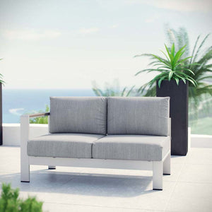 EEI-2265-SLV-GRY Outdoor/Patio Furniture/Outdoor Sofas
