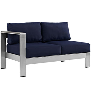 EEI-2265-SLV-NAV Outdoor/Patio Furniture/Outdoor Sofas