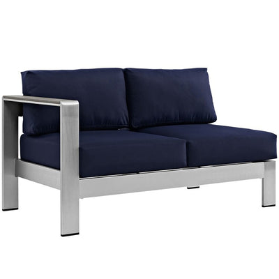 Product Image: EEI-2265-SLV-NAV Outdoor/Patio Furniture/Outdoor Sofas
