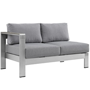 EEI-2559-SLV-GRY Outdoor/Patio Furniture/Outdoor Sofas