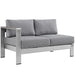 EEI-2559-SLV-GRY Outdoor/Patio Furniture/Outdoor Sofas