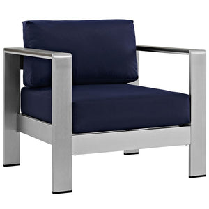 EEI-2562-SLV-NAV Outdoor/Patio Furniture/Outdoor Sofas