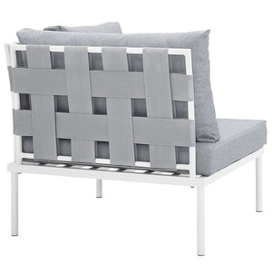 EEI-2601-WHI-GRY Outdoor/Patio Furniture/Outdoor Sofas