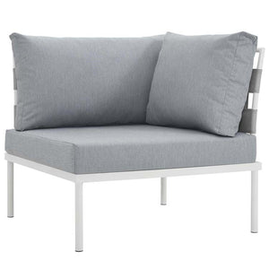 EEI-2620-WHI-GRY-SET Outdoor/Patio Furniture/Outdoor Sofas