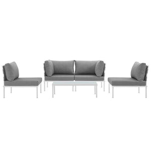 EEI-2622-WHI-GRY-SET Outdoor/Patio Furniture/Outdoor Sofas