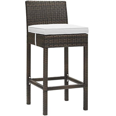Product Image: EEI-2799-BRN-WHI Outdoor/Patio Furniture/Patio Bar Furniture