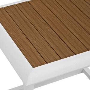 EEI-3022-WHI-NAT Outdoor/Patio Furniture/Outdoor Tables