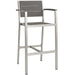 EEI-3155-SLV-GRY-SET Outdoor/Patio Furniture/Patio Bar Furniture