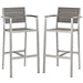 EEI-3155-SLV-GRY-SET Outdoor/Patio Furniture/Patio Bar Furniture