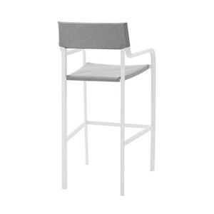 EEI-3574-WHI-GRY Outdoor/Patio Furniture/Patio Bar Furniture