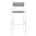 EEI-3574-WHI-GRY Outdoor/Patio Furniture/Patio Bar Furniture