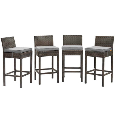 Product Image: EEI-3601-BRN-GRY Outdoor/Patio Furniture/Patio Bar Furniture