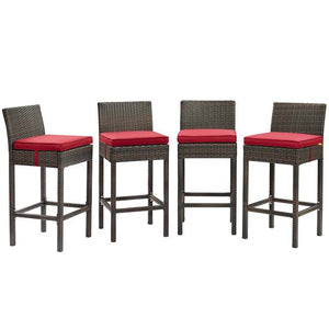 EEI-3601-BRN-RED Outdoor/Patio Furniture/Patio Bar Furniture