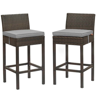 Product Image: EEI-3603-BRN-GRY Outdoor/Patio Furniture/Patio Bar Furniture