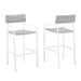 EEI-3963-WHI-GRY Outdoor/Patio Furniture/Patio Bar Furniture