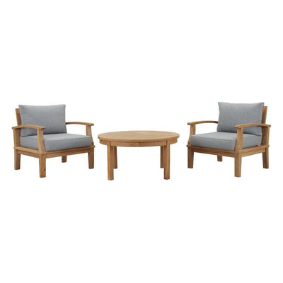 Product Image: EEI-1475-NAT-GRY-SET Outdoor/Patio Furniture/Patio Conversation Sets