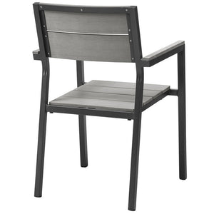 EEI-1506-BRN-GRY Outdoor/Patio Furniture/Outdoor Chairs