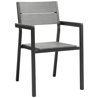 EEI-1506-BRN-GRY Outdoor/Patio Furniture/Outdoor Chairs