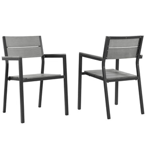 EEI-1739-BRN-GRY-SET Outdoor/Patio Furniture/Outdoor Chairs