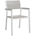 EEI-1751-WHI-LGR-SET Outdoor/Patio Furniture/Patio Dining Sets