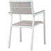 EEI-1751-WHI-LGR-SET Outdoor/Patio Furniture/Patio Dining Sets