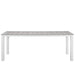 EEI-1751-WHI-LGR-SET Outdoor/Patio Furniture/Patio Dining Sets