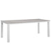 EEI-1751-WHI-LGR-SET Outdoor/Patio Furniture/Patio Dining Sets