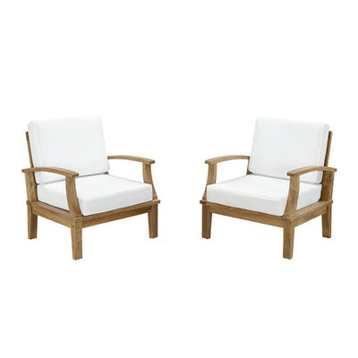 Product Image: EEI-1819-NAT-WHI-SET Outdoor/Patio Furniture/Patio Conversation Sets