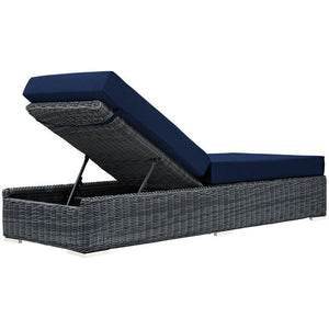 EEI-1876-GRY-NAV Outdoor/Patio Furniture/Outdoor Chaise Lounges