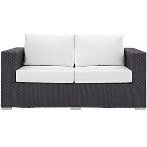 EEI-1907-EXP-WHI Outdoor/Patio Furniture/Outdoor Sofas