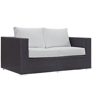 EEI-1907-EXP-WHI Outdoor/Patio Furniture/Outdoor Sofas