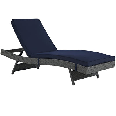 EEI-1985-CHC-NAV Outdoor/Patio Furniture/Outdoor Chaise Lounges