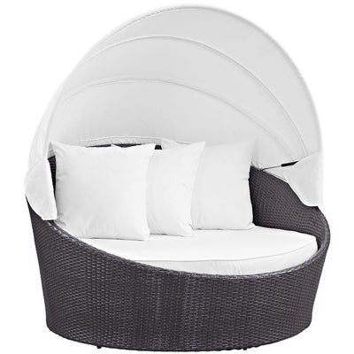 Product Image: EEI-2175-EXP-WHI Outdoor/Patio Furniture/Outdoor Daybeds