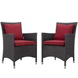 EEI-2188-EXP-RED-SET Outdoor/Patio Furniture/Patio Dining Sets
