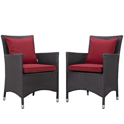Product Image: EEI-2188-EXP-RED-SET Outdoor/Patio Furniture/Patio Dining Sets