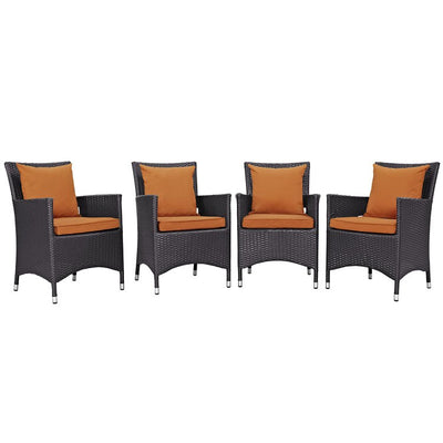 Product Image: EEI-2190-EXP-ORA-SET Outdoor/Patio Furniture/Patio Dining Sets