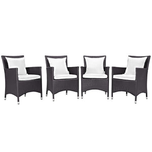 EEI-2190-EXP-WHI-SET Outdoor/Patio Furniture/Patio Dining Sets