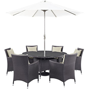 EEI-2194-EXP-BEI-SET Outdoor/Patio Furniture/Patio Dining Sets