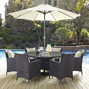 EEI-2194-EXP-BEI-SET Outdoor/Patio Furniture/Patio Dining Sets