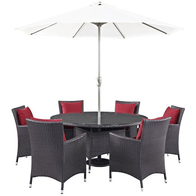 EEI-2194-EXP-RED-SET Outdoor/Patio Furniture/Patio Dining Sets
