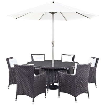 EEI-2194-EXP-WHI-SET Outdoor/Patio Furniture/Patio Dining Sets