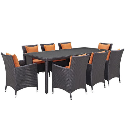 Product Image: EEI-2217-EXP-ORA-SET Outdoor/Patio Furniture/Patio Dining Sets