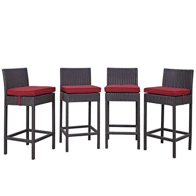 Product Image: EEI-2218-EXP-RED-SET Outdoor/Patio Furniture/Patio Conversation Sets