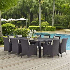 EEI-2240-EXP-BEI-SET Outdoor/Patio Furniture/Patio Dining Sets