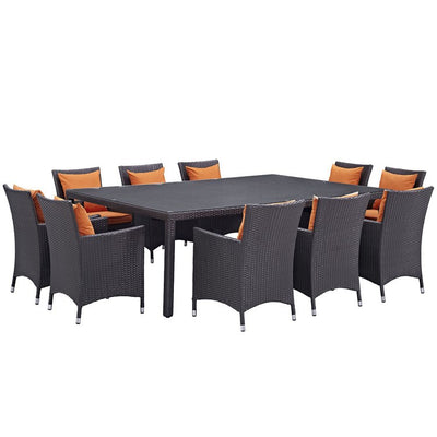 Product Image: EEI-2240-EXP-ORA-SET Outdoor/Patio Furniture/Patio Dining Sets